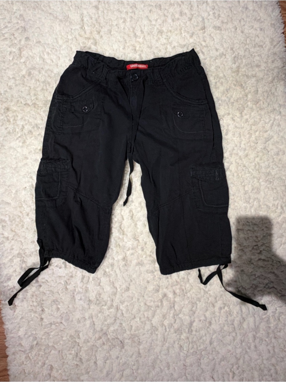 UNIONBAY Black Men’s Cargo Capris